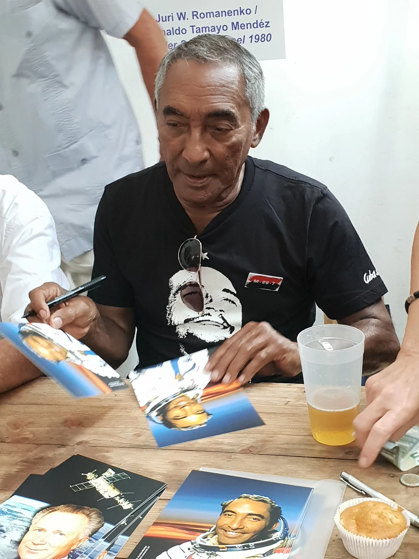 Kubanski kozmonaut Arnaldo Tamayo Méndez u Berlinu 2018.