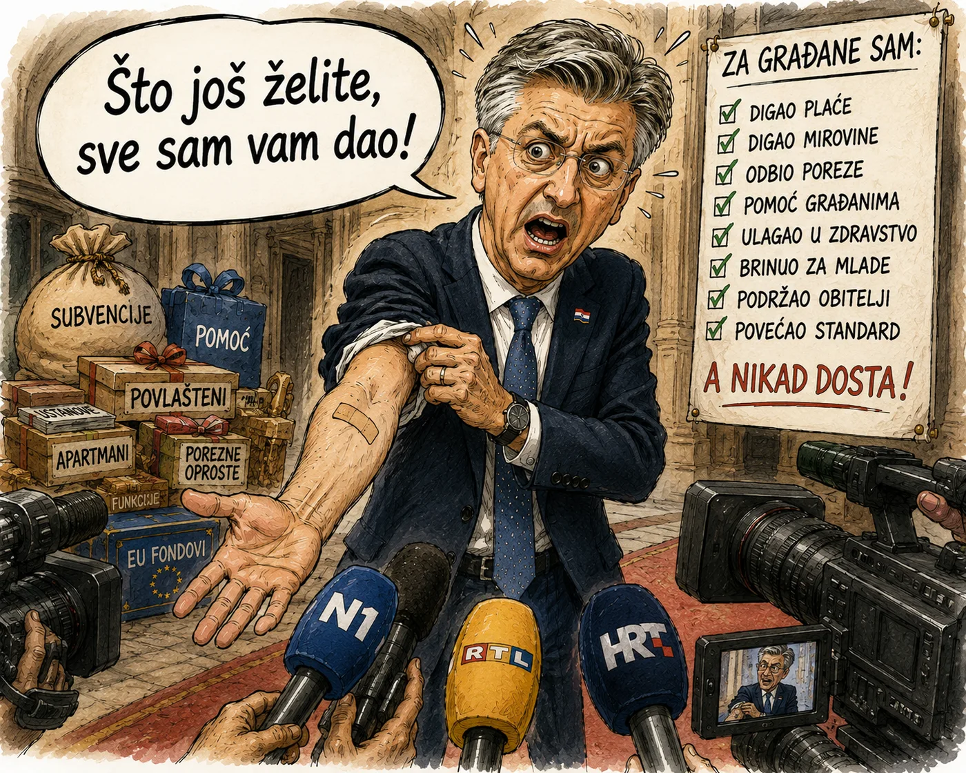 Sve sam vam dao, što još hoćete!
