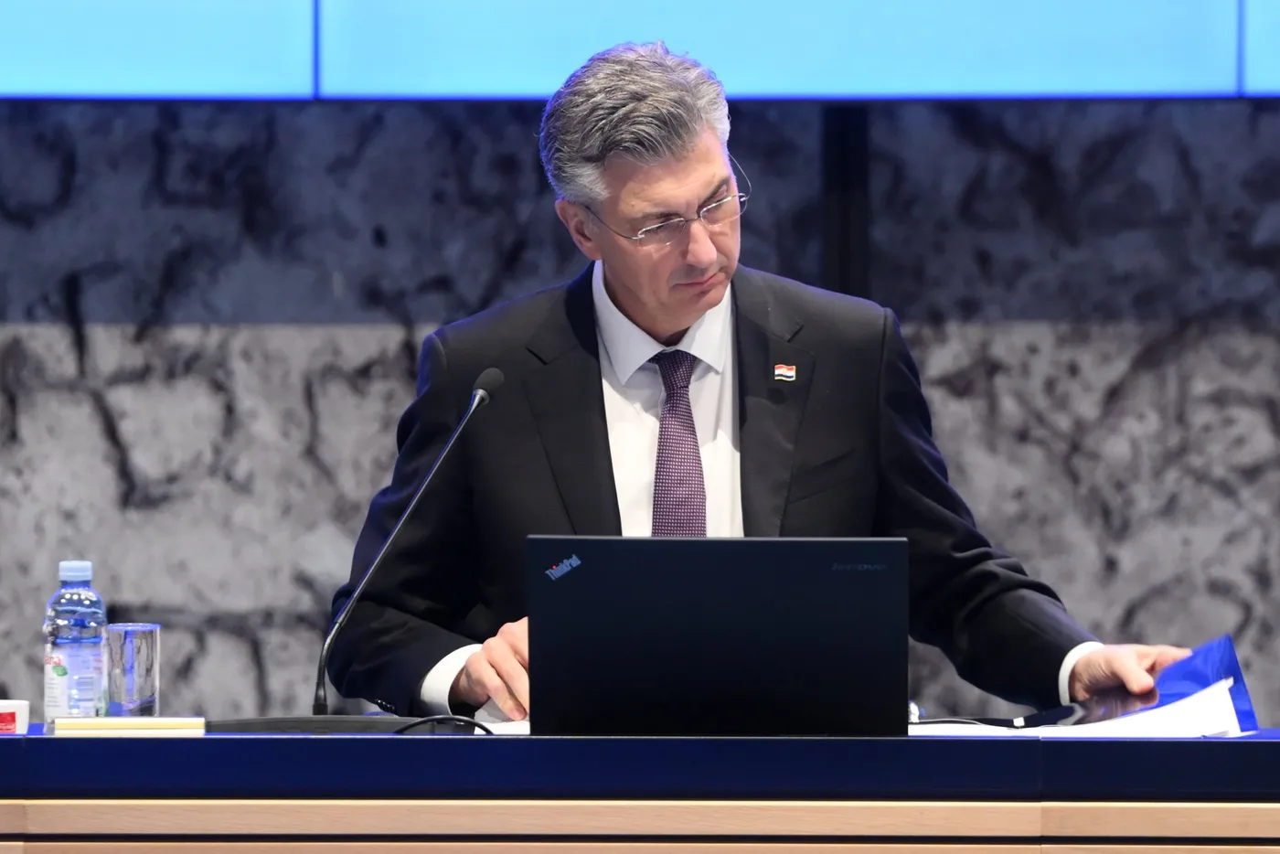 Andrej Plenković na sjednici Vlade Republike Hrvatske, 29. siječnja 2026.