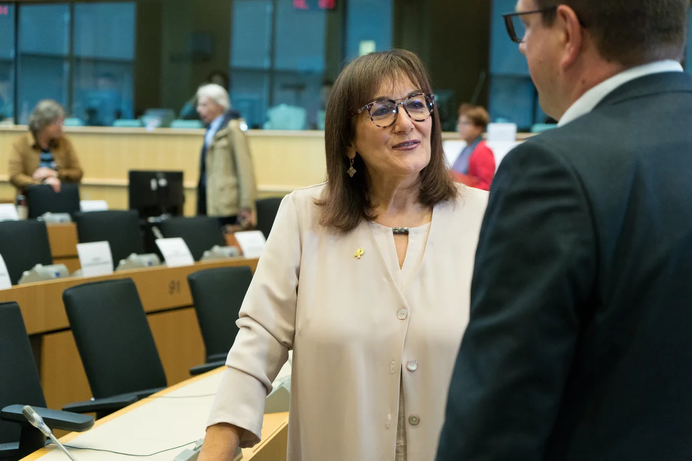 Dubravka Šuica govori na saslušanju u Europskom parlamentu