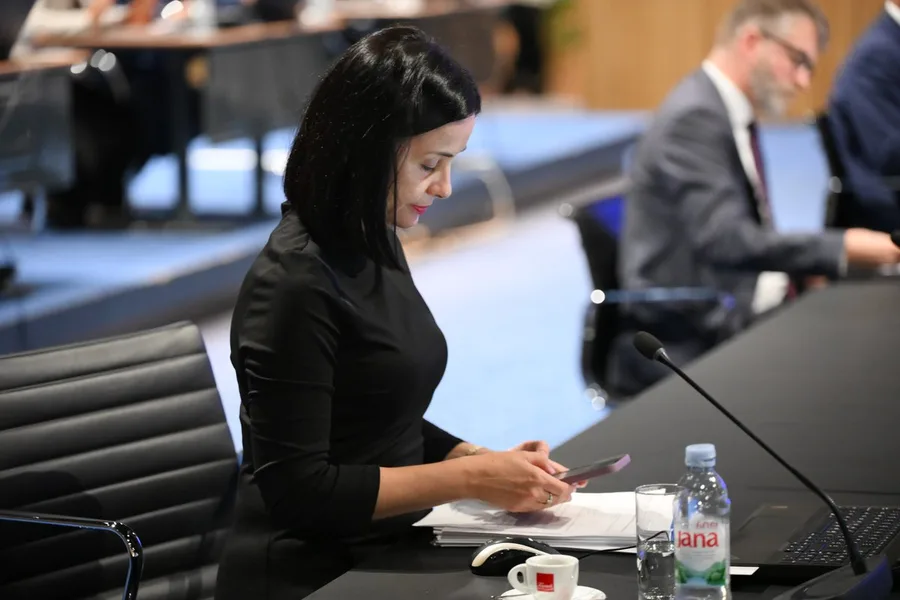 Marija Vučković tijekom javnog ili službenog događaja