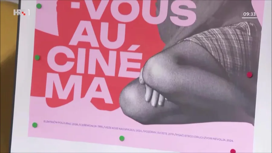 Plakat programa Rendez-vous au cinéma prikazan u prilogu HRT-a
