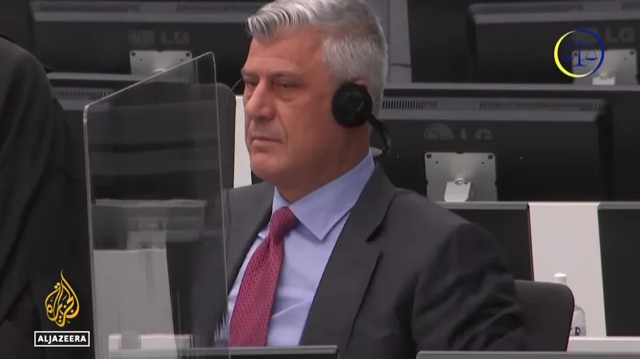 Hashim Thaçi u sudnici Specijaliziranih vijeća Kosova u Den Haagu