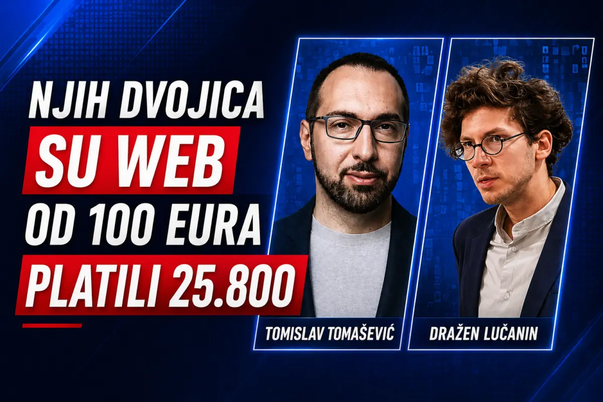 Maksimalna nagrada za minimalan posao – Ono što vrijedi parsto eura Tomašević i Lučanin platili 25.800 – za statičnu web-stranicu bez sadržaja