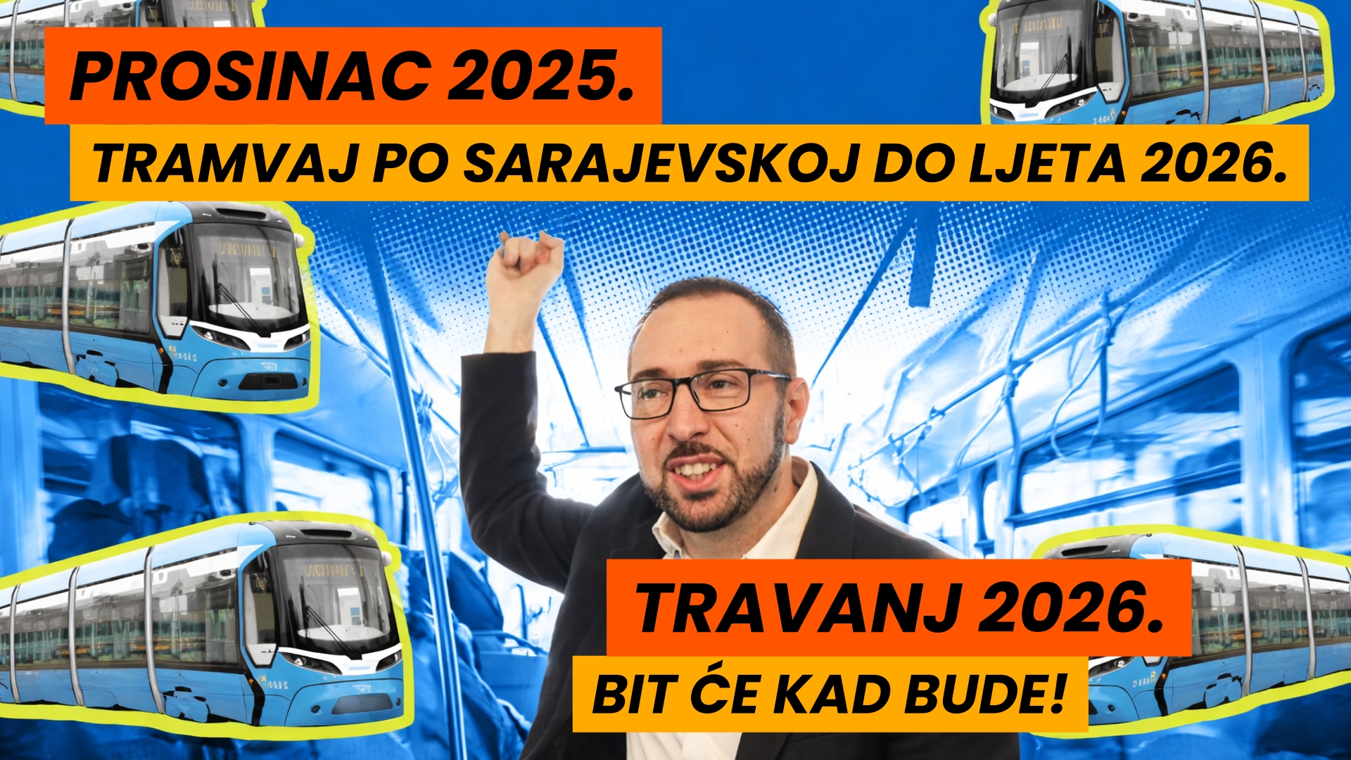 Napokon je priznao Tomašević! Tramvaji neće po Sarajevskoj 30. lipnja kao što je nemalo puta obećao
