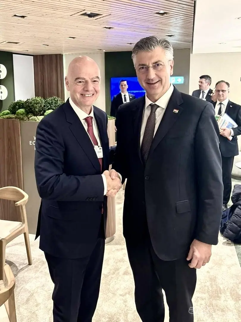 Andrej Plenković u FIFA, Gianni Infantino