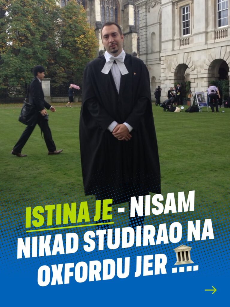 Tomislav Tomašević, diploma, Cambridge